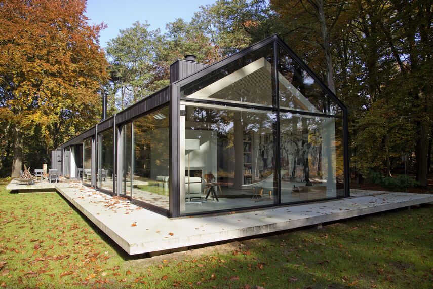 ConceptPatio 130 Schieben und Falten, ConceptSystem 77 Fenster und ConceptWall 50 Fassaden - The Brouwhuis ansässig in Oisterwijk, die Niederlande