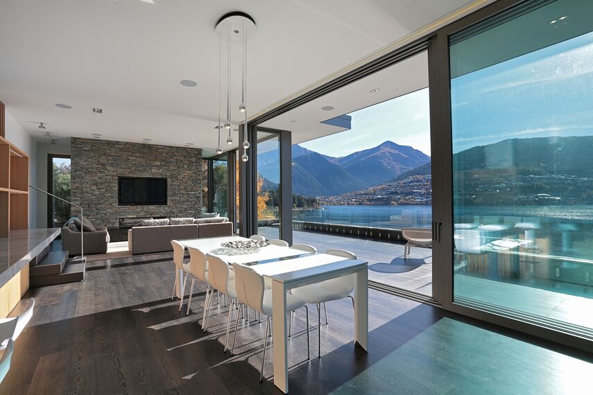ConceptFolding 77 Schieben und Falten und ConceptSystem 77 Fenster - Lake Wakatipu House ansässig in Otago, Neuseeland
