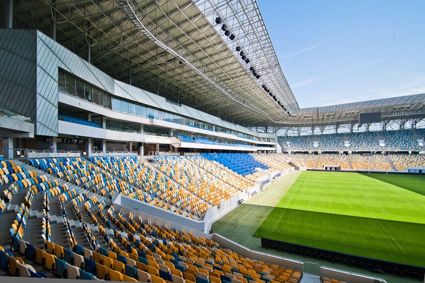 ConceptSystem 77 Türen, ConceptSystem 77 Fenster und ConceptWall 50 Fassaden - Football stadium Football stadium Lviv ansässig in Lviv, Ukraine