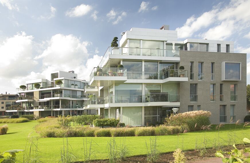 ConceptSystem 59 Türen, ConceptSystem 68 Fenster, ConceptSystem 59 Fenster und ConceptSystem 68 Türen - De Zaat Appartments ansässig in Temse, Belgienë
