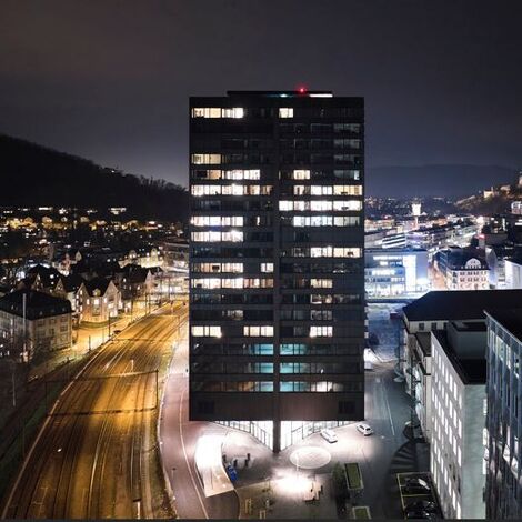 MasterPatio Schieben und Falten, MasterLine 8 Fenster und MasterLine 8 Türen - Akara Tower ansässig in Baden, Schweiz