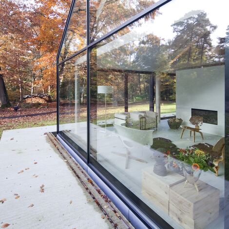 ConceptPatio 130 Schieben und Falten, ConceptSystem 77 Fenster und ConceptWall 50 Fassaden - The Brouwhuis ansässig in Oisterwijk, die Niederlande