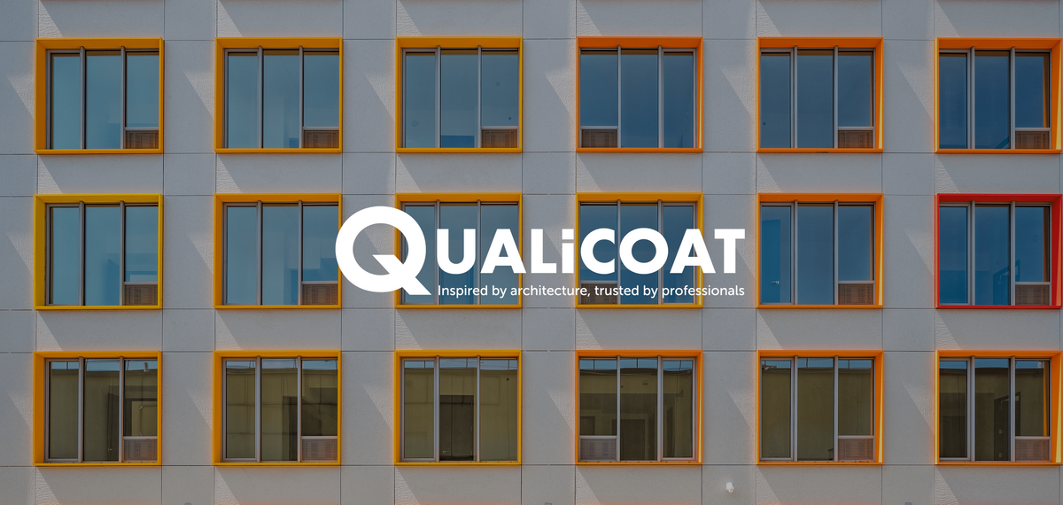 Qualicoat-Logo für farbbeständige Fenster.