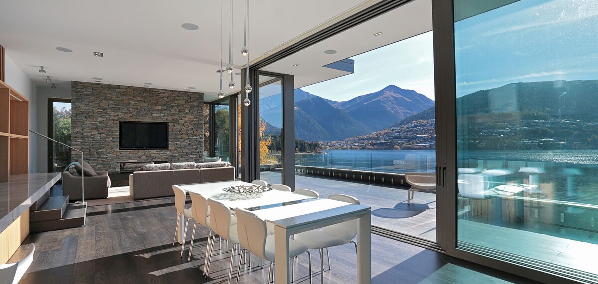 ConceptFolding 77 Schieben und Falten und ConceptSystem 77 Fenster - Lake Wakatipu House ansässig in Otago, Neuseeland