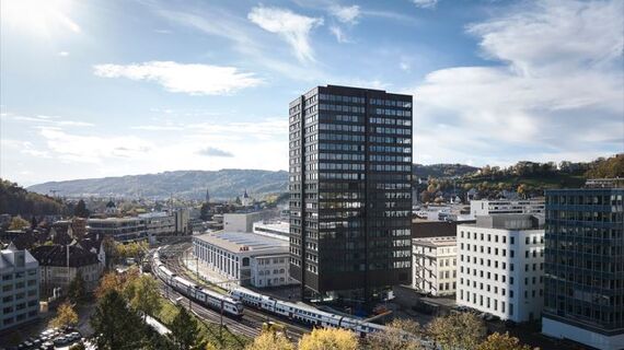 MasterPatio Schieben und Falten, MasterLine 8 Fenster und MasterLine 8 Türen - Akara Tower ansässig in Baden, Schweiz